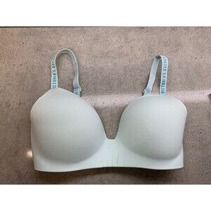 Victoria's Secret T-Shirt Lightly Lined Wireless Bra, 32DD, Pastel Green